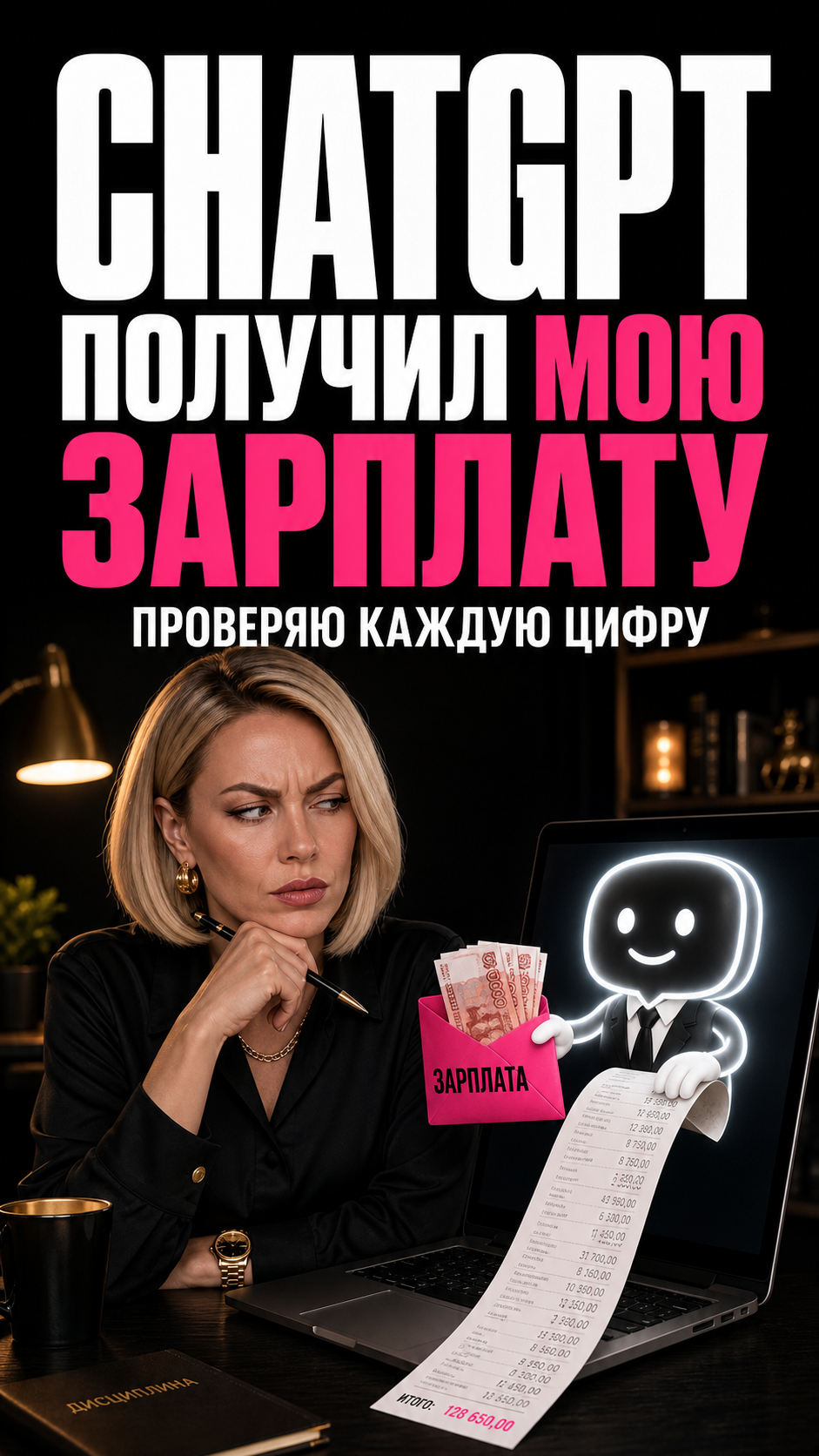 Картинка к публикации CHATGPT РАЗЛОЖИЛ   МОЮ ЗАРПЛАТУ   ЗА 30 СЕКУНД